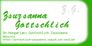 zsuzsanna gottschlich business card